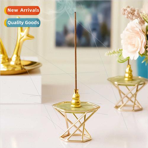 Middle East Arabic Gold Metal Mini Handheld Incense Holder C