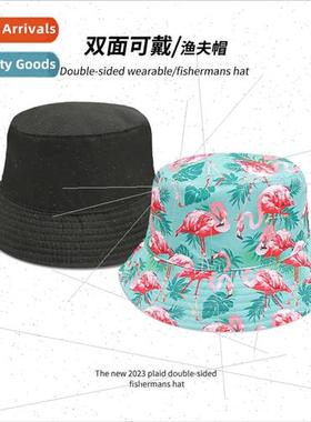new printed flamingo fisherman hat wind nd basin hat versati