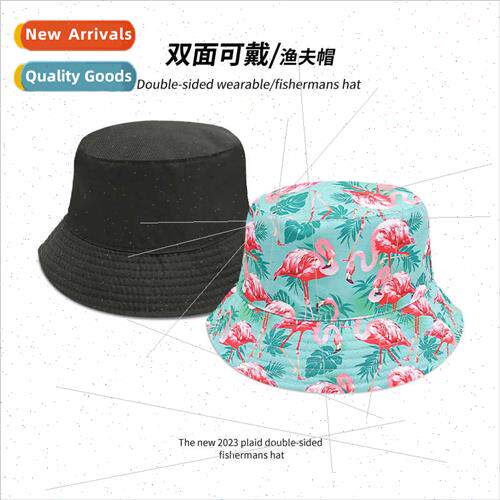 new printed flamingo fisherman hat wind nd basin hat versati