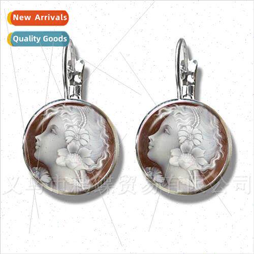 Gustav Klimt Kiss Earrings Art Jewellery Stud Earrings Women