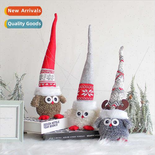 Pointed Hat Owl Desktop Decorations Creative Long Hat Elf Fi