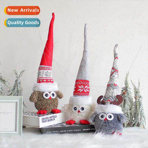 Pointed Hat Owl Desktop Decorations Creative Long Hat Elf Fi