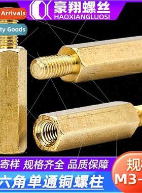 Hexagonal single pass copper stud isolation column motherboa