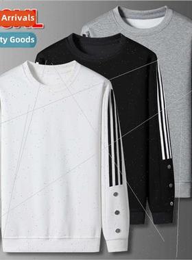 Big ze Sweatshirt Men Spring Autumn Round Neck Pullover Men