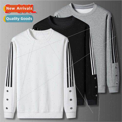 Big ze Sweatshirt Men Spring Autumn Round Neck Pullover Men