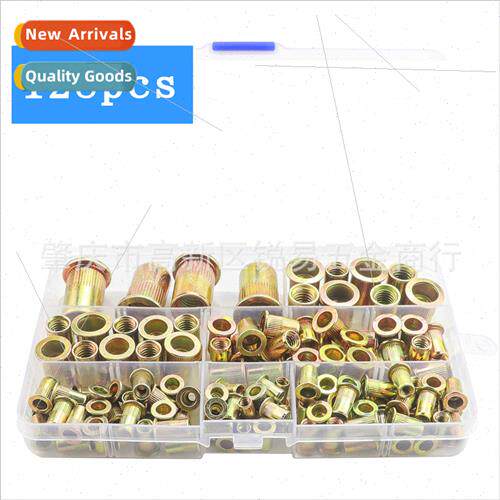 128pcs boxed color zinc rivet nut M3-M12 specifications furn