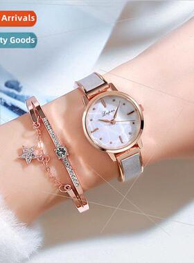 New lvpai brwomen quartz watch set small scale simple water