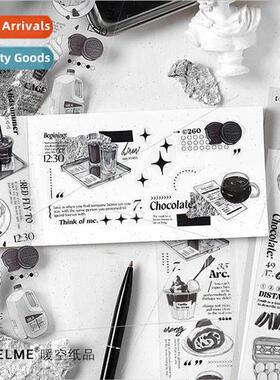 PET stickers small ware joy ins handbook collage material de