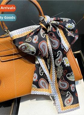 Korea Spring Autumn new cashew fashion silk scarf women long