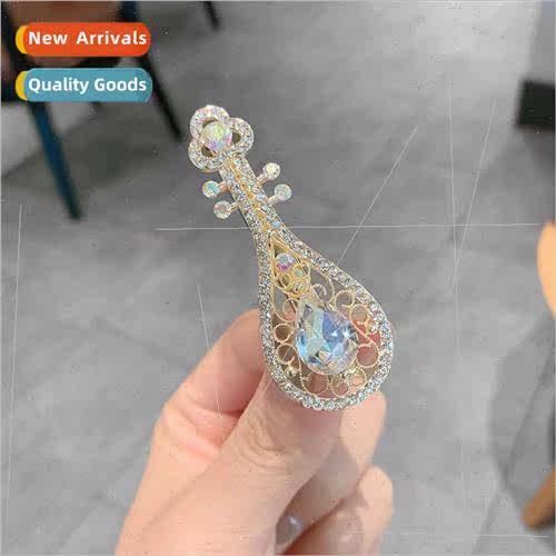 Retro hair clips female compact bangs clip broken hair card