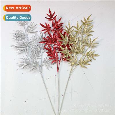 Christmas flower arrangement simulation branch stem New Year