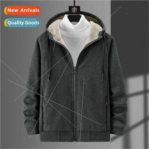 L-8XL fall winter oversized sweater padded thickened hooded