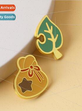 Cartoon Friends of the 适用est Animal Samurai Money Bag Leaf