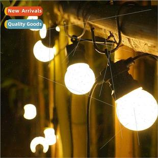 string light solar outdoor decorati G50 waterprocamping bulb