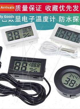 FY-10 black digal electronic thermometer square round embedd