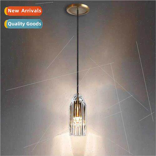 Copper post-modern light luxury crystal restaurant bar chand