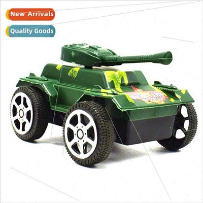 Children Plastic Pullback Armored Car Tank Battlefield Toys