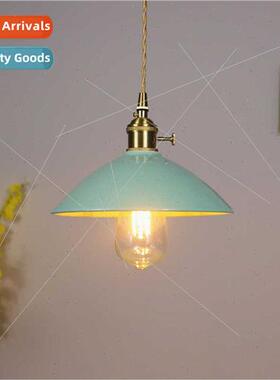 Scandinavian creative colorful ceramic small chandelier simp