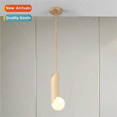 Scandinavian bedroom bedside chandelier simple modern aisle