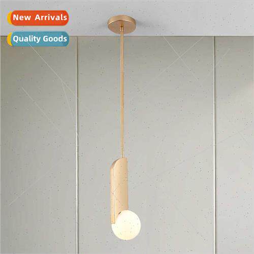 Scandinavian bedroom bedside chandelier simple modern aisle