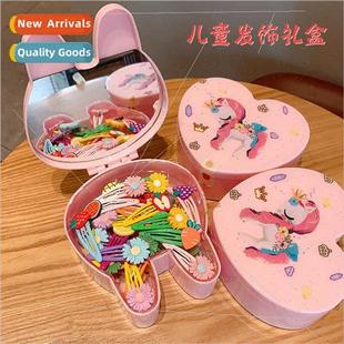 Korean children hair accessories set girls hair clips cute b