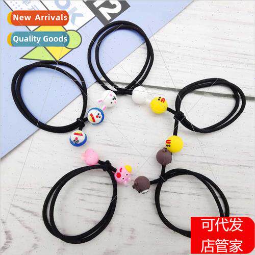 Korean  hair accessories cartoon bear rabb hair bhair tie ha