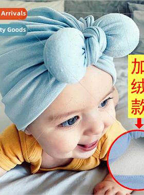 Padded baby hat 2022 cotton spring summer baby India cap bow