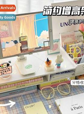 Office desktop multifunctional storage shelf drawer desktop