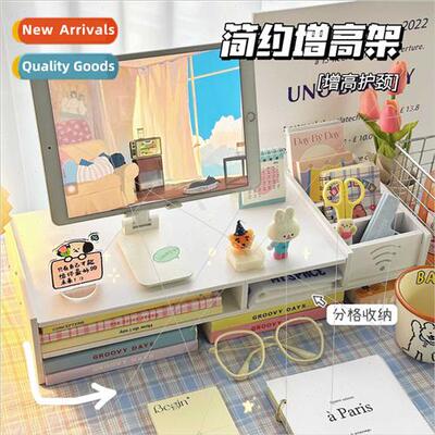 Office desktop multifunctional storage shelf drawer desktop
