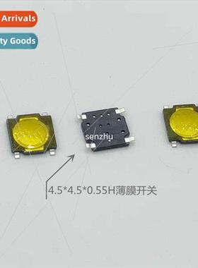 Tactile swch 4.5*4.5*0.55H key swch 4 feet chip key swch mem