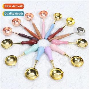 lacquer spoon stamps wax heati melting Vintage