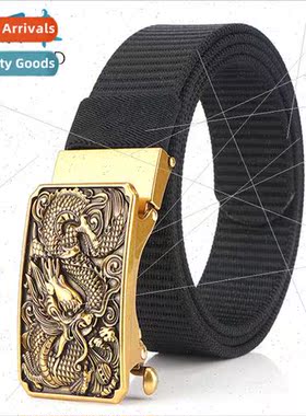 Automatic Buckle Casual Nylon Belt Buckle Casual Belt Men Be