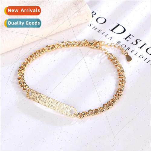 Europe anchor fashion side chain hip hop bracelet popular me