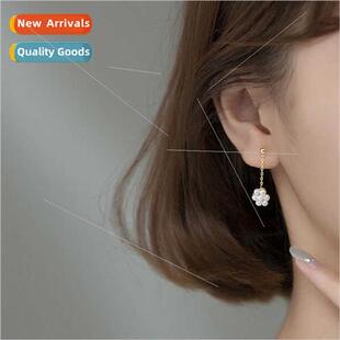 ball pearl small earrin simple tassel earrings Creative