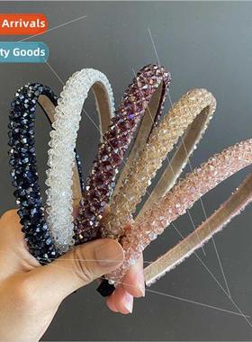Crystal hair bands Korean not strangling head new hair bands