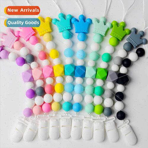 Baby Products licone Pacifier Chain Baby Teether Use Anti-Dr