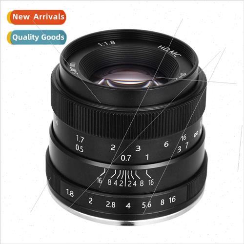 50MM F1.8 Fixed Focus Micro Lens 适用Fuji/Sony/Nikon/M43/Can