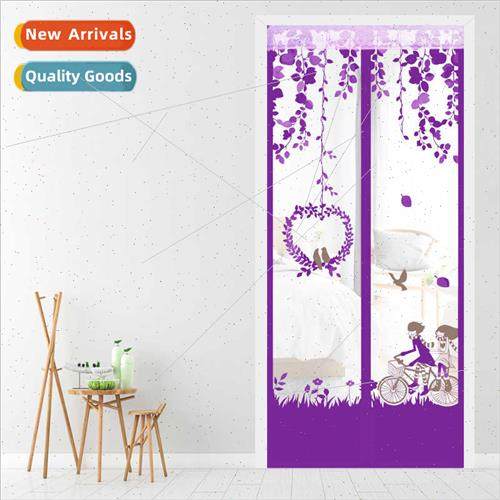 Anti-mosquo screen door summer anti-mosquo door curtain encr