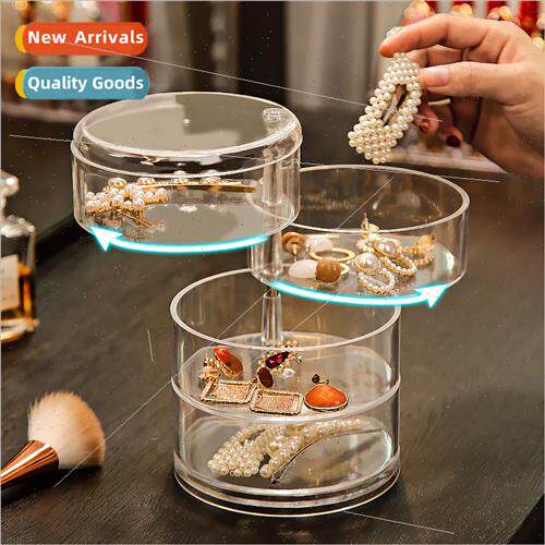 Multi-layer rotating earring organizer headband earrings ear