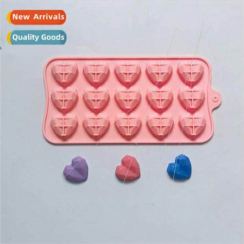 15 Diamond Love Chocolate 68 licone Mold Cake Ice Cream Pudd