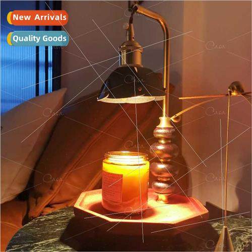 Vintage solid wood aromatherapy bedside melted wax lamp livi