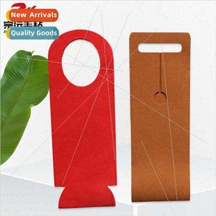 Wine Wool Felt Wine Bag Glasses Bag Hollow Out Packaging W