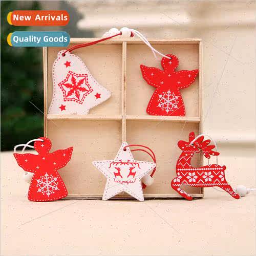 Wooden Christmas small pendant Christmas e pendant Christmas