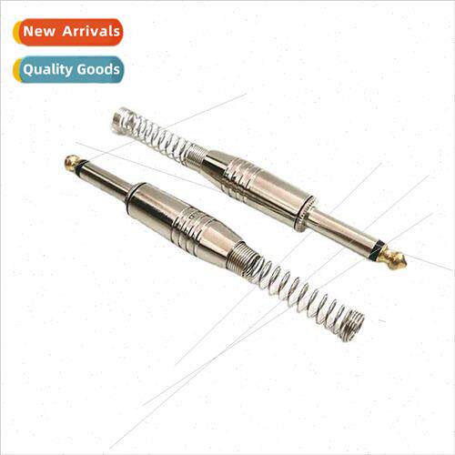 New 6.5 large two-prong mono 6.35 plug guar audio connector