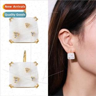 Set Women Chain Natural Nec Box Necklace Trend Copper Europe