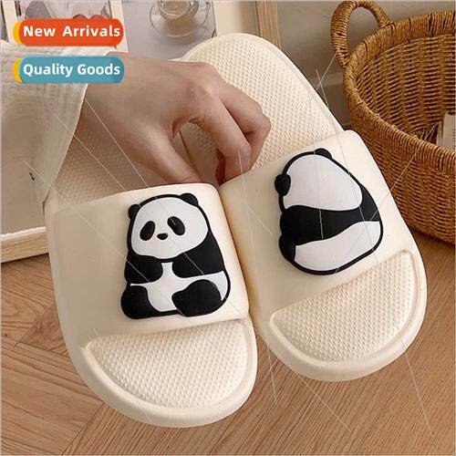 Soft cute cute panda sandal slippers summer ladies indoor wh