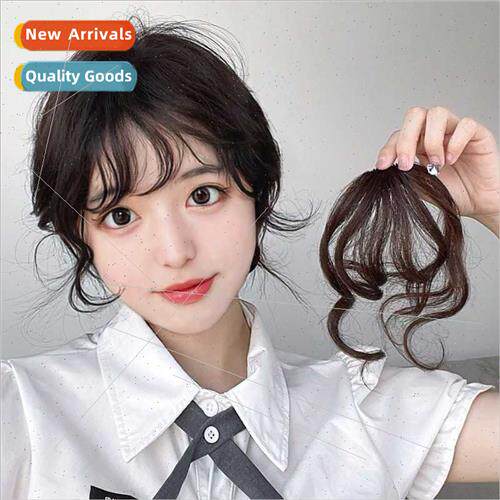 mulation bangs wig female ehead air curls fake bangs whout t