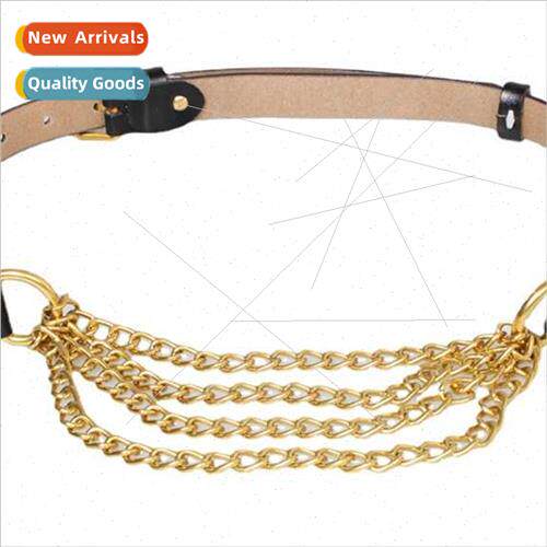 Multi-layer metal punk chain belt female tide ins decoration
