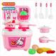 table house toys Children play microwave kchen tableware