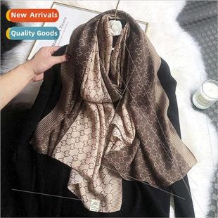 letters cotton linen Korean sarong spring hfeel female new